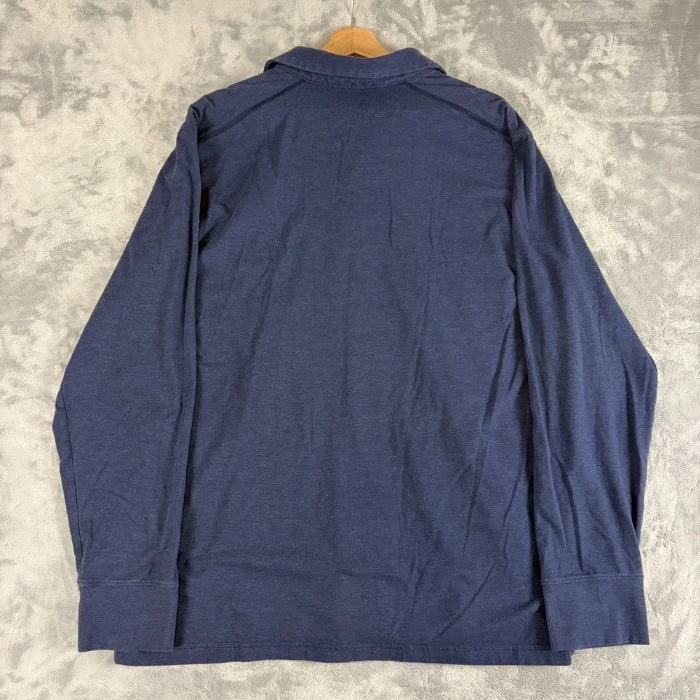 Notre Dame Fighting Irish Mens 2XL Under Armour HeatGear Long Sleeve Polo Shirt - Picture 6 of 6